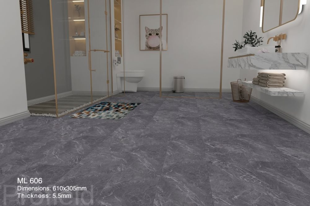 SPC ламинат "Profield" Грей марбл (305*610*5,5 мм) — купить в Сыктывкаре