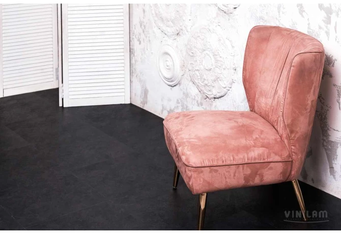 SPC ламинат Сланцевый Чёрный (940*470*8 мм) — купить в Сыктывкаре